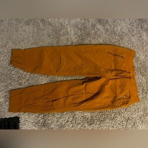 Orange joggers